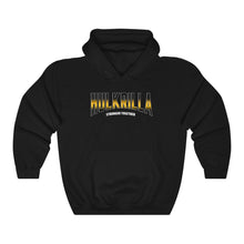 Load image into Gallery viewer, Hulkrilla&#39;s Gold and Black Unisex Heavy Blend™ Hooded Sweatshirt
