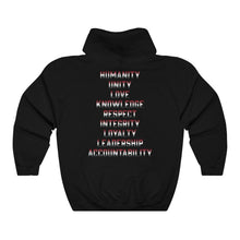 Load image into Gallery viewer, Hulkrilla&#39;s Burgundy and Black Unisex Heavy Blend™ Hooded Sweatshirt
