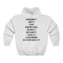 Load image into Gallery viewer, Hulkrilla&#39;s Black and White Unisex Heavy Blend™ Hooded Sweatshirt
