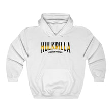 Load image into Gallery viewer, Hulkrilla&#39;s Gold and Black Unisex Heavy Blend™ Hooded Sweatshirt
