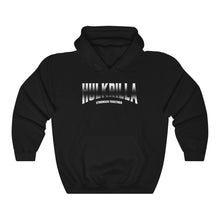 Load image into Gallery viewer, Hulkrilla&#39;s Black and White Unisex Heavy Blend™ Hooded Sweatshirt
