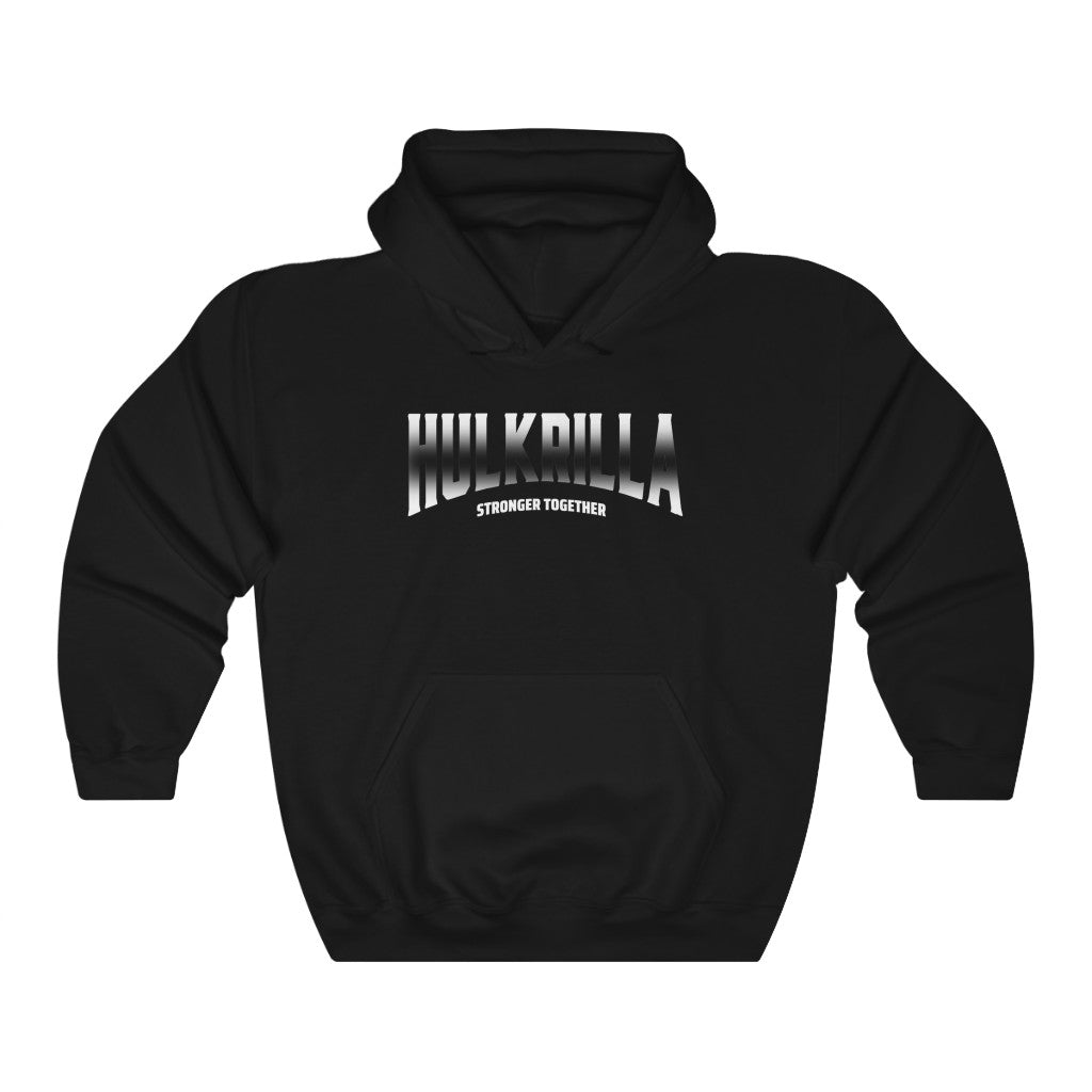 Hulkrilla's Black and White Unisex Heavy Blend™ Hooded Sweatshirt